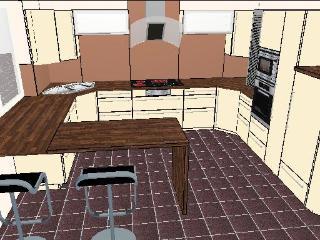 3-D-Küchenplan